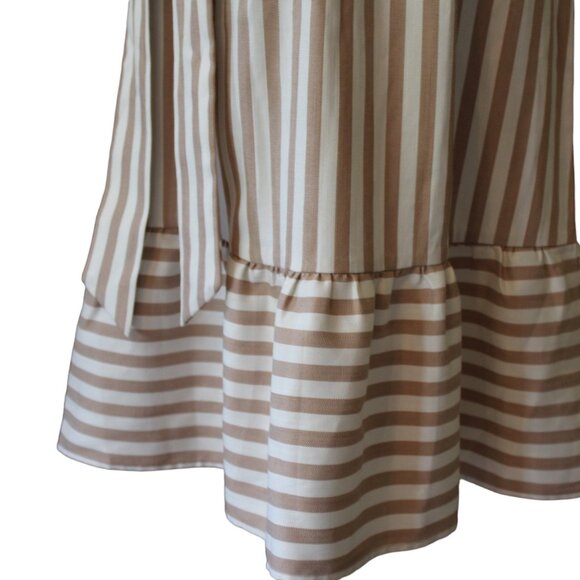 Vintage Ann Taylor Factory, Stripes, Tie Belt "Working 9-5" Era MCM XSP NWOT'S - Picture 7 of 15